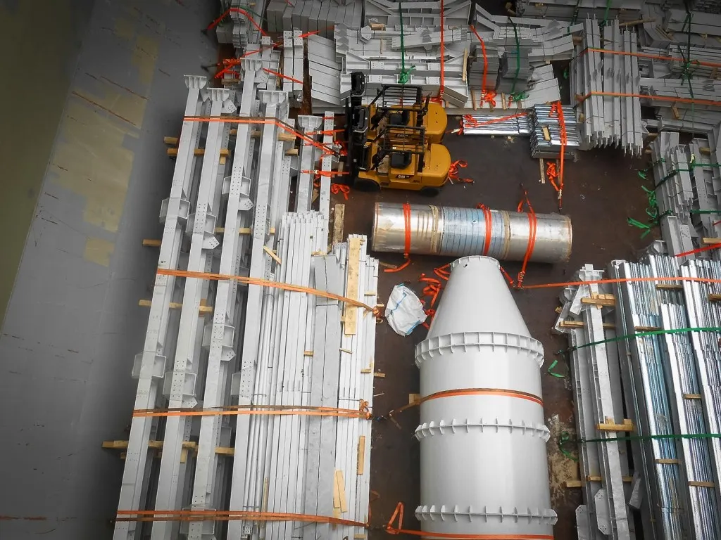 Industrial cargo and project materials